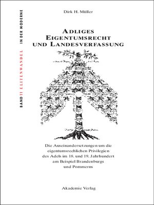 cover image of Adliges Eigentumsrecht und Landesverfassung